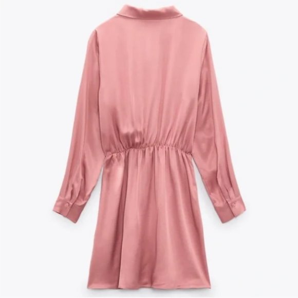 ZARA Satin Effect Dress (XS) - Picture 7 of 7